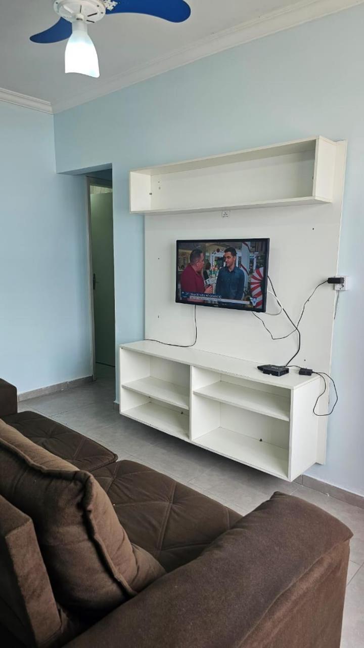 Apartamento De Frente E Com Vista Para O Mar Praia Grande  Bagian luar foto