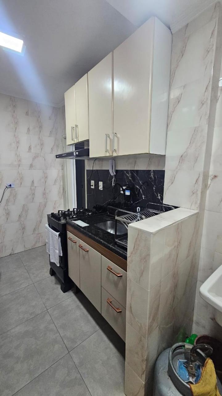 Apartamento De Frente E Com Vista Para O Mar Praia Grande  Bagian luar foto